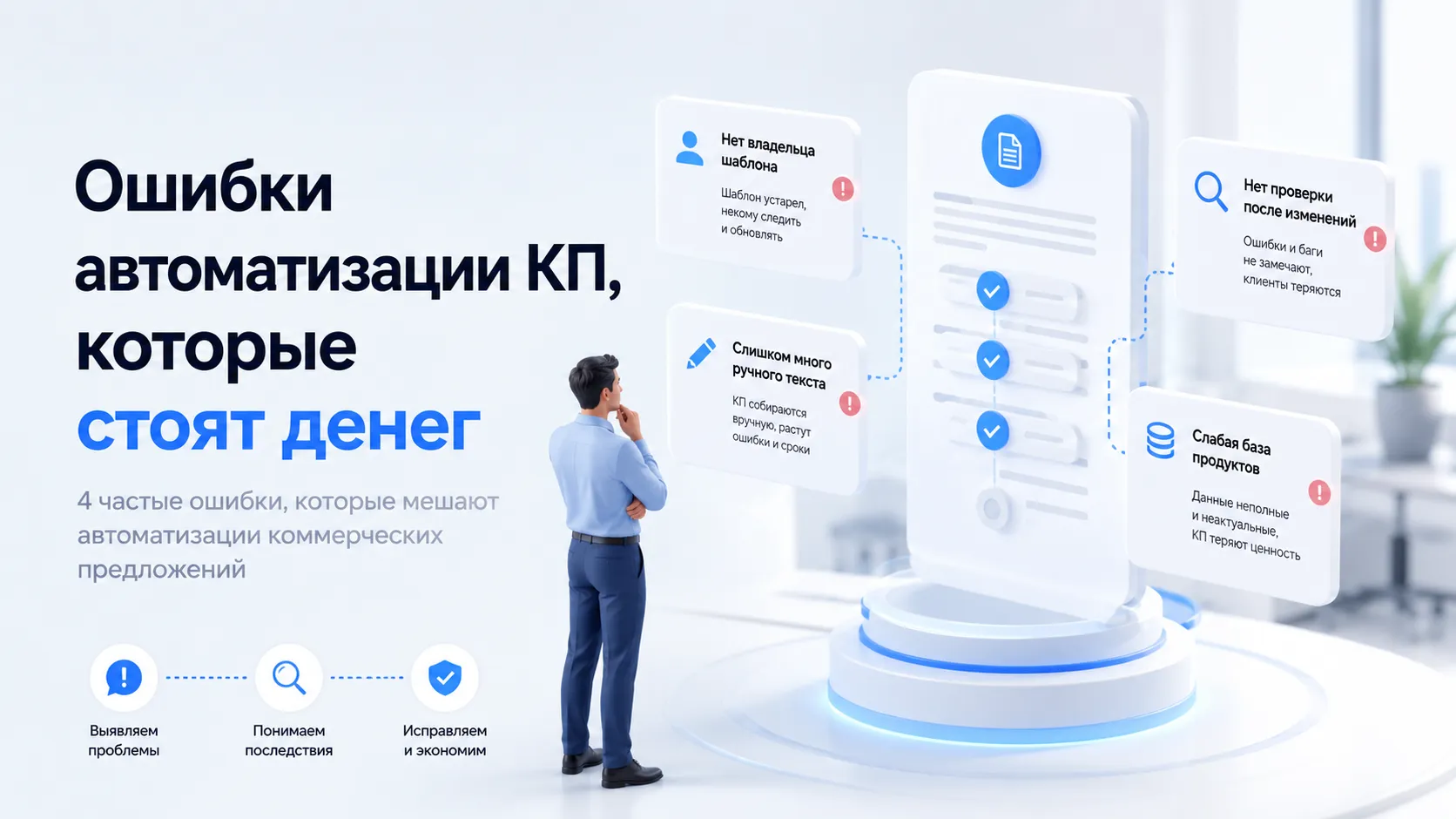 Ошибки автоматизации КП, которые стоят денег